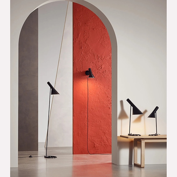 【Louis Poulsen】デンマーク「AJ floor lamp V3, black」フロアライト(H1300mm)