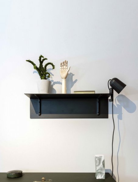 【HAY】「Noc Clamp clip lamp, dark grey」クリップランプ ダークグレー（Φ141×D102×H225mm）