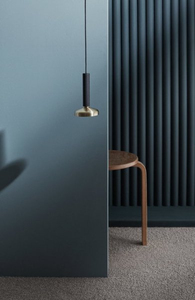 【Pholc】「Blend pendant LED, black-brass」ペンダントライト　ブラック-ブラス（Φ90×H160mm)