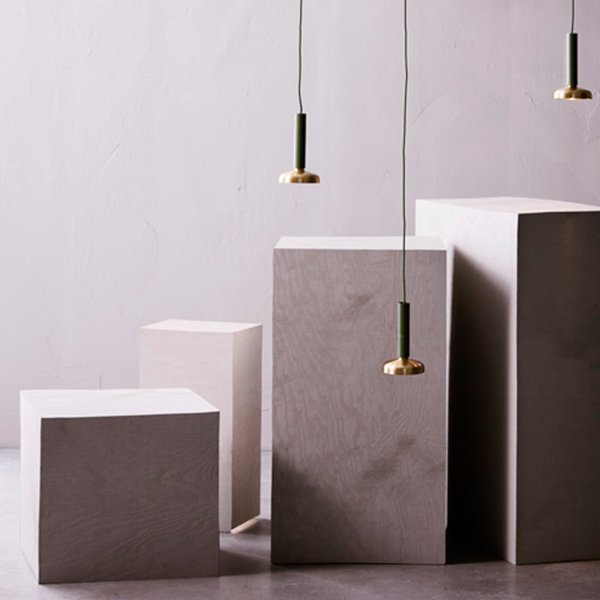 【Pholc】「Blend pendant LED, black-brass」ペンダントライト　ブラック-ブラス（Φ90×H160mm)