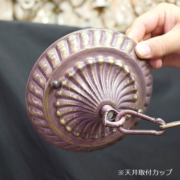 【LA LUCE】デザインシャンデリア『Florentine』8灯 ブロンズ(W720×H470mm)