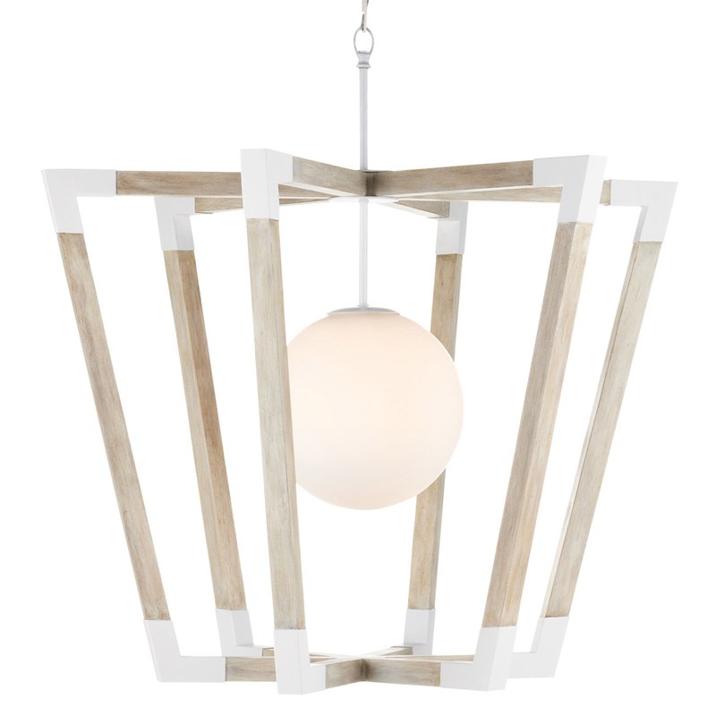 【CURREY】アメリカ・ペンダントライト 1灯「Bastian」ナチュラル(W939×D939×H914mm)