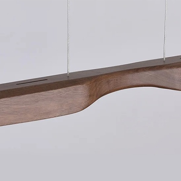 デザイン照明 モダンウッドペンダントライト ブラウン（W1200／1500mm