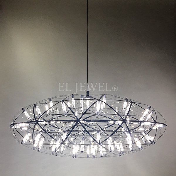  デザインペンダント 92灯 クローム（φ650×H260mm）