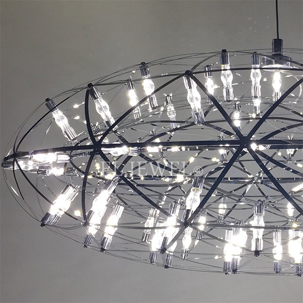  デザインペンダント 92灯 クローム（φ650×H260mm）