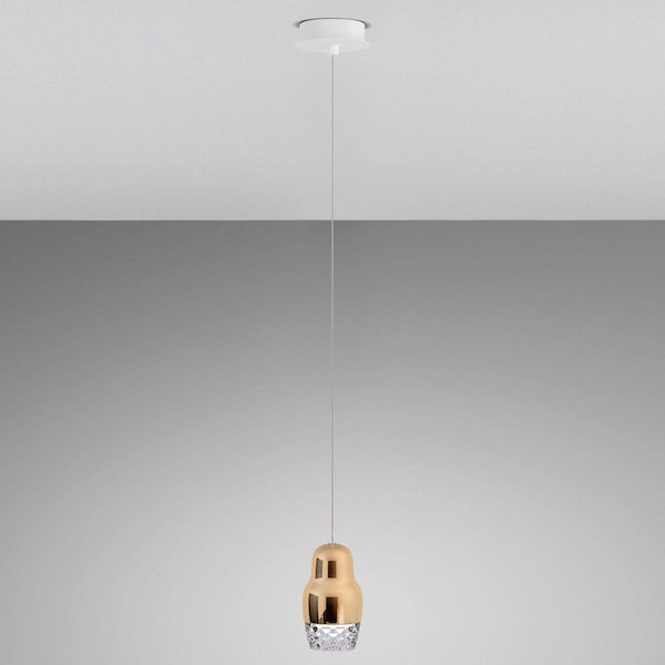 【Axolight】 イタリア・インテリア照明「Fedora SP1」Bronze (Φ108×H190mm)