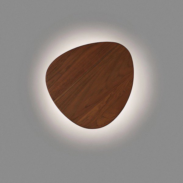 【Bover】 スペイン・アウトドア ブラケットライト「Tria 04 ／ 05」Width 33cm, Teak Wood
 (W330×D90×H360mm)