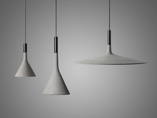 Foscarini】「Aplomb Mini pendant, grey」デザイン照明ペンダント  