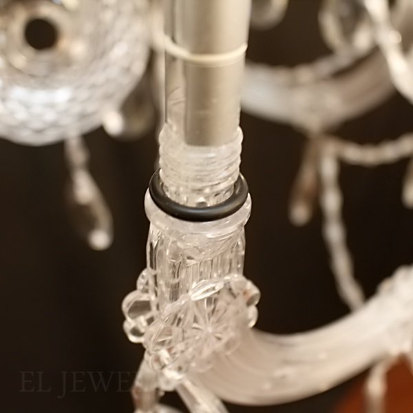 【１台在庫有！】【MASIERO】DRYLIGHT®屋外用シャンデリア 6灯「Drylight S6」(Φ750mm)