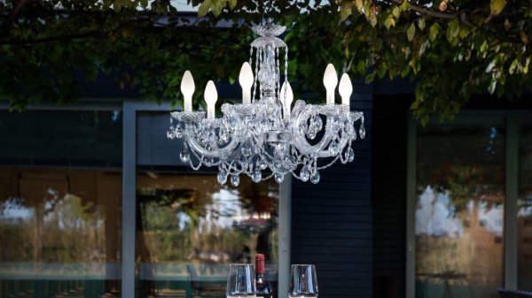 1台在庫有！】【MASIERO】DRYLIGHT®屋外用シャンデリア 6灯「Drylight