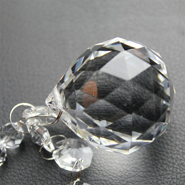 デザイン照明　クリスタルシーリングシャンデリア　調光可能　3段・40灯（W1500×D900×H500mm）