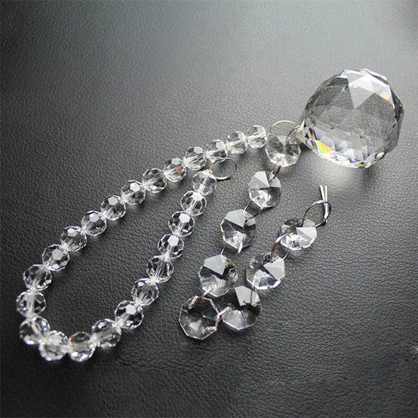 デザイン照明　クリスタルシーリングシャンデリア　調光可能　3段・40灯（W1500×D900×H500mm）