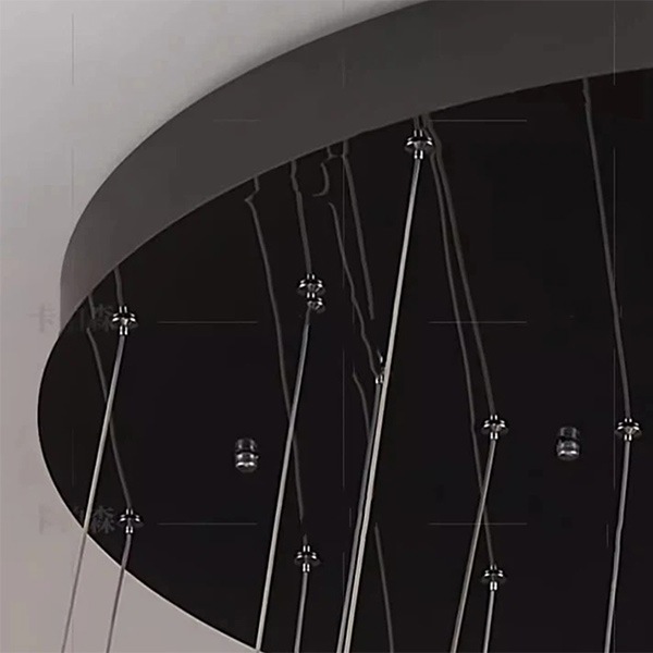 デザイン照明　クリスタルシーリングペンダントライト　6リング（φ300～1200mm）