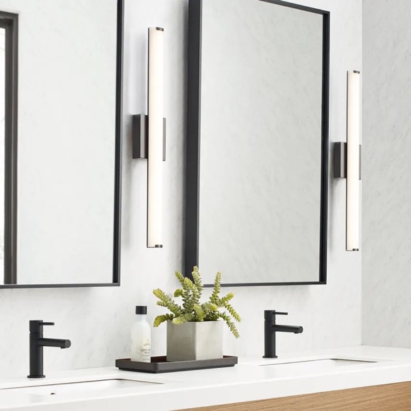 【TECH LIGHTING】アメリカ・ウォールライト「Finn 24 Bath」ブロンズ（W635×D59×H110mm）