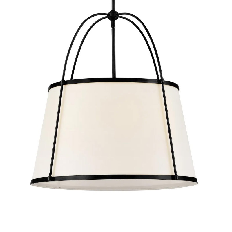 【HINKLEY】アメリカ・デザイン照明 LEDペンダントライト「Clarke」4灯 ホワイト（φ620×H640mm）