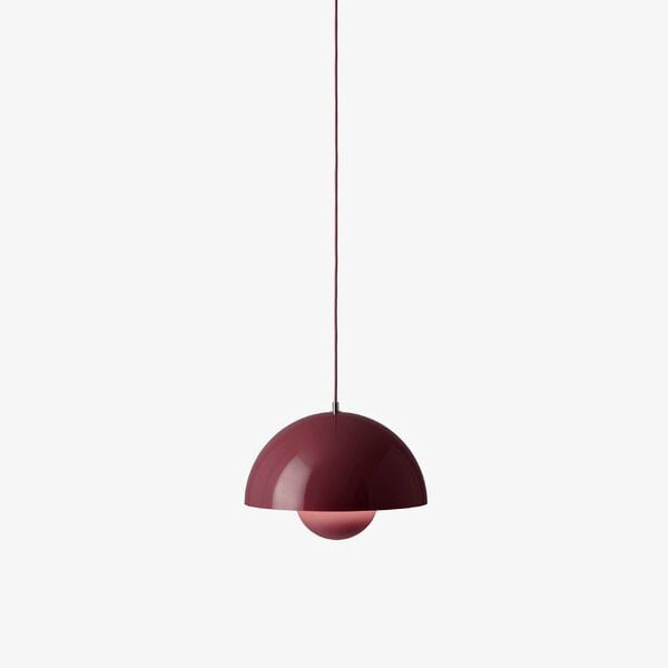 【&Tradition】北欧デザイン照明「Flowerpot VP7 pendant, dark plum」ペンダントライト(Φ370×H270mm)