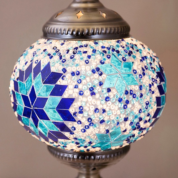 ジョルダン モザイクテーブルランプ 1灯(φ150×H310mm)