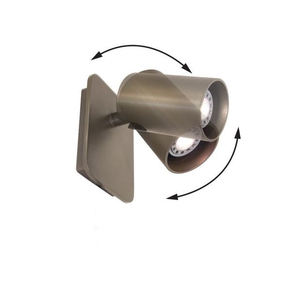 【MARETTI】オランダ・ウォールライト「TRIBE」1灯 BRONZE(W120×H160mm)