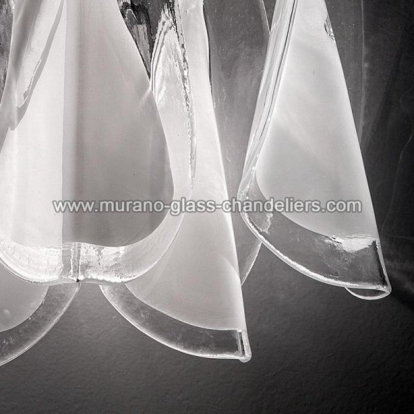 【MURANO GLASS CHANDELIERS】イタリア・ヴェネチアンガラスウォールライト2灯「LAURYN」（W300×H300mm）