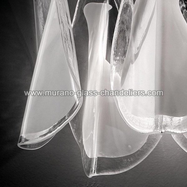 【MURANO GLASS CHANDELIERS】イタリア・ヴェネチアンガラスウォールライト2灯「LAURYN」（W300×H300mm）
