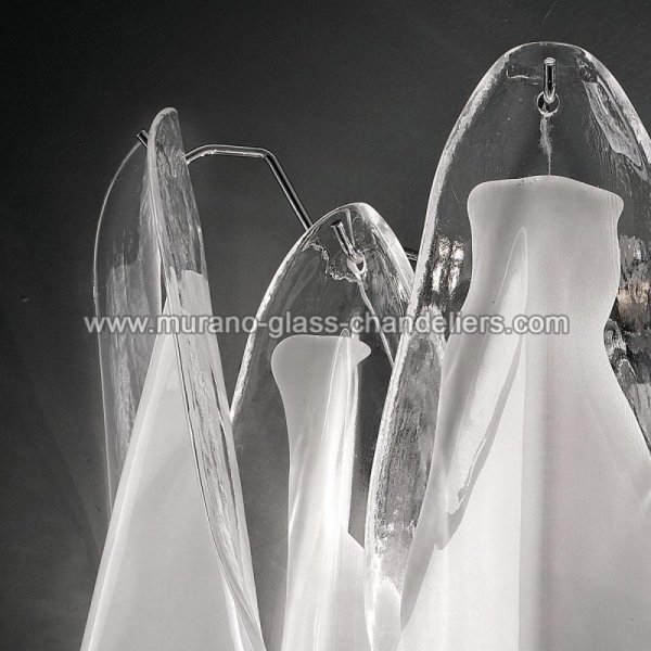 【MURANO GLASS CHANDELIERS】イタリア・ヴェネチアンガラスウォールライト2灯「LAURYN」（W300×H300mm）