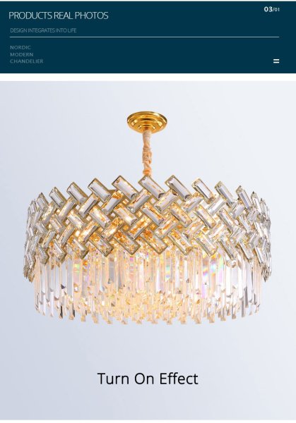 クリスタルシャンデリア 3台から注文可能！】【LA LUCE】デザインエンパイア型クリスタル