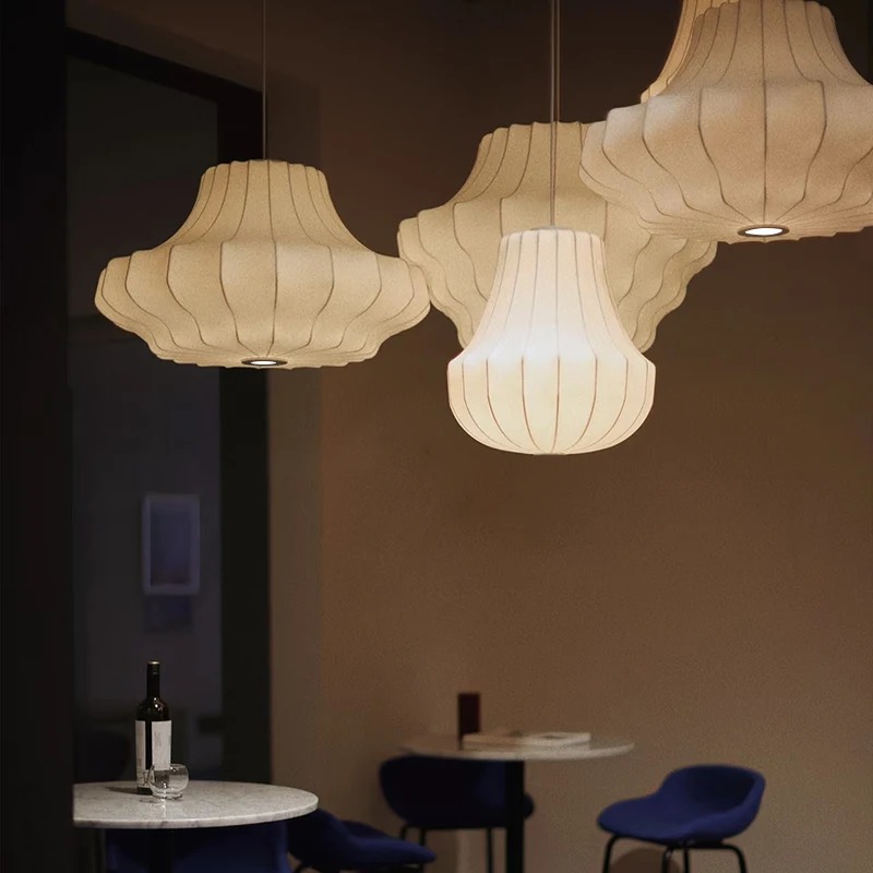 デザイン照明 シャンデリア「Silk Chandelier」Type-A（W550×H300mm）