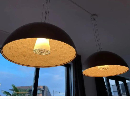 インテリア照明 アールデコ調ペンダントライト 1灯 ブラック