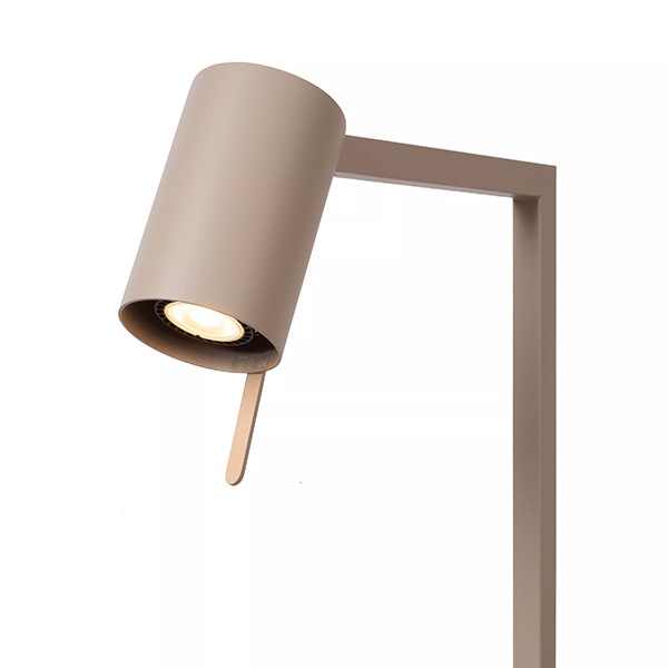 【LUCIDE】ベルギー フロアリーディングライト「LESLEY」Taupe（W340×H1300mm）