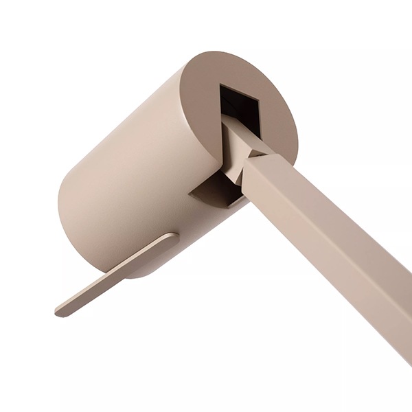 【LUCIDE】ベルギー フロアリーディングライト「LESLEY」Taupe（W340×H1300mm）