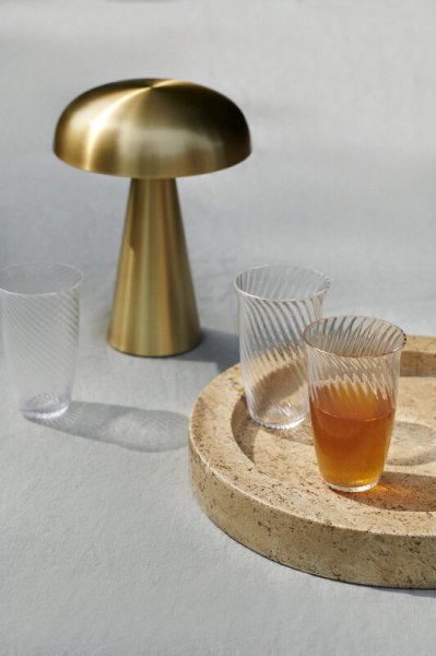 【&Tradition】北欧デザイン照明「Como SC53 portable table lamp, brass」テーブルライト(Φ156×H210mm)