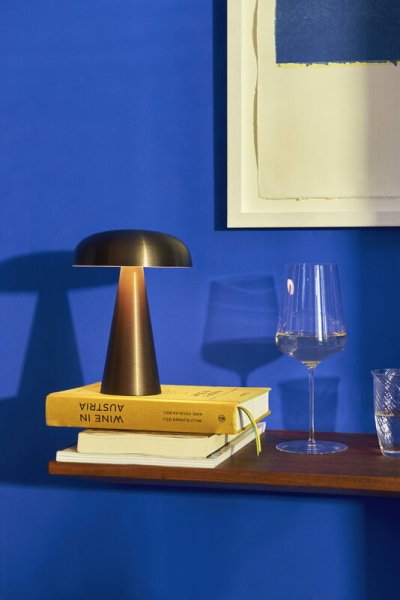 【&Tradition】北欧デザイン照明「Como SC53 portable table lamp, brass」テーブルライト(Φ156×H210mm)