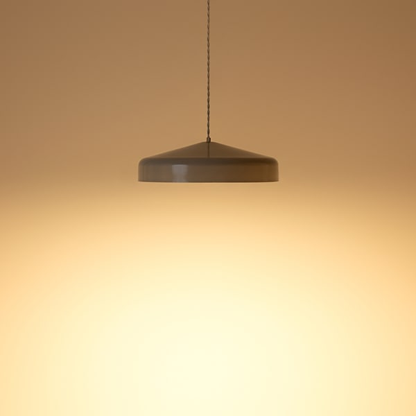 【BRID】デザイン照明 LEDペンダントライト「EON LED PENDANT LIGHT L」White・Greige・Black（φ390×H110mm）
