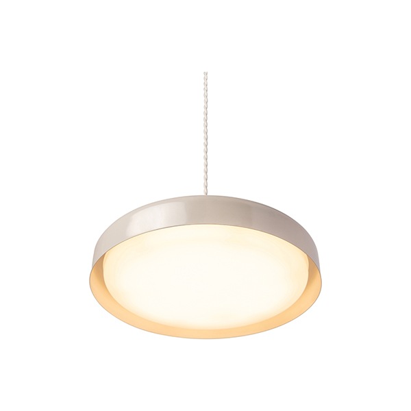 【BRID】デザイン照明 LEDペンダントライト「EON LED PENDANT LIGHT L」White・Greige・Black（φ390×H110mm）