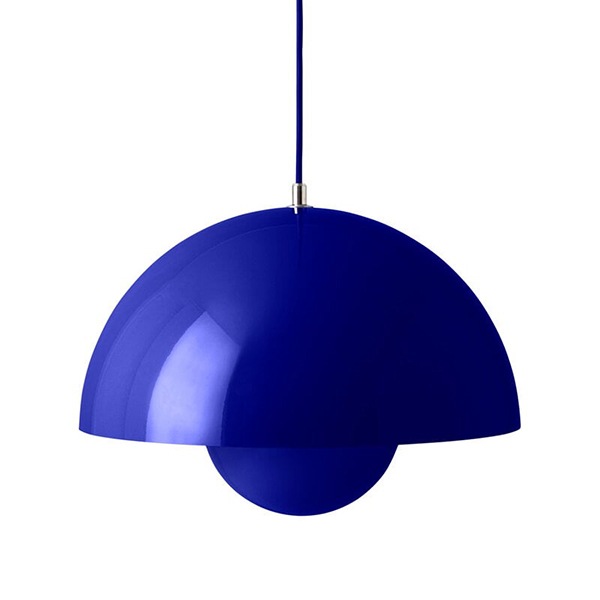 【&Tradition】北欧デザイン照明「Flowerpot VP7 pendant, cobalt blue」ペンダントライト(Φ370×H270mm)