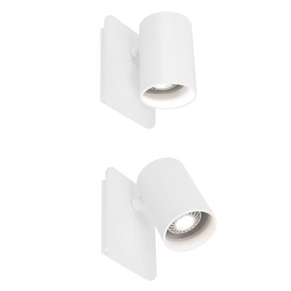 【MARETTI】オランダ・ウォールライト「TRIBE」1灯 WHITE（W120×H160mm）