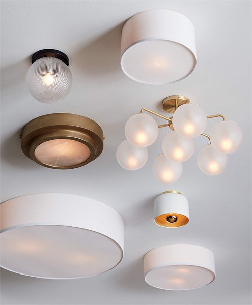 アメリカ・デザイン照明シーリングライト「BELL」1灯ブラック(W200×H170mm)