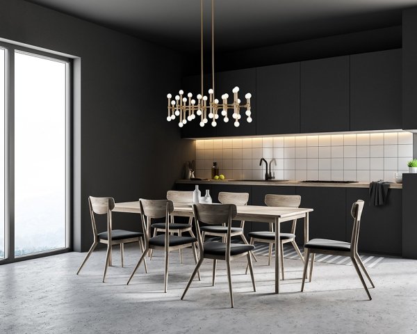 【KUZCO】アメリカ・ LEDデザイン照明 （Φ720×H457mm）