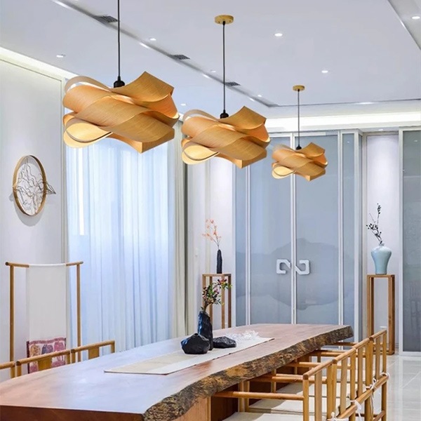 デザイン照明 モダンペンダントライト ダークブラウン（W450／600mm