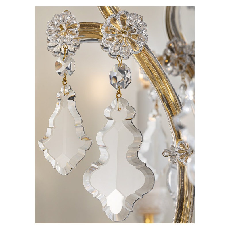 Preciosa】「Maria Theresa L」クリスタルシャンデリア 24灯 ゴールド