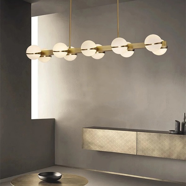 ガラスボールシェード照明　シーリングペンダントライト　ワイド（W670／920／1200mm）
