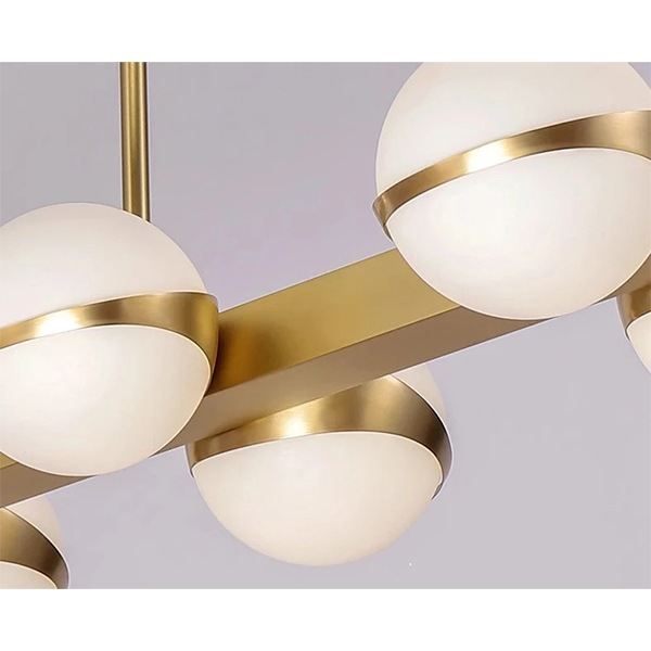 ガラスボールシェード照明　シーリングペンダントライト　ワイド（W670／920／1200mm）