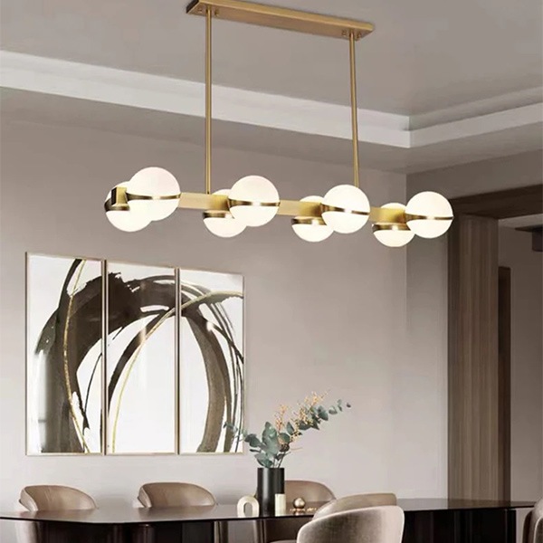 ガラスボールシェード照明　シーリングペンダントライト　ワイド（W670／920／1200mm）