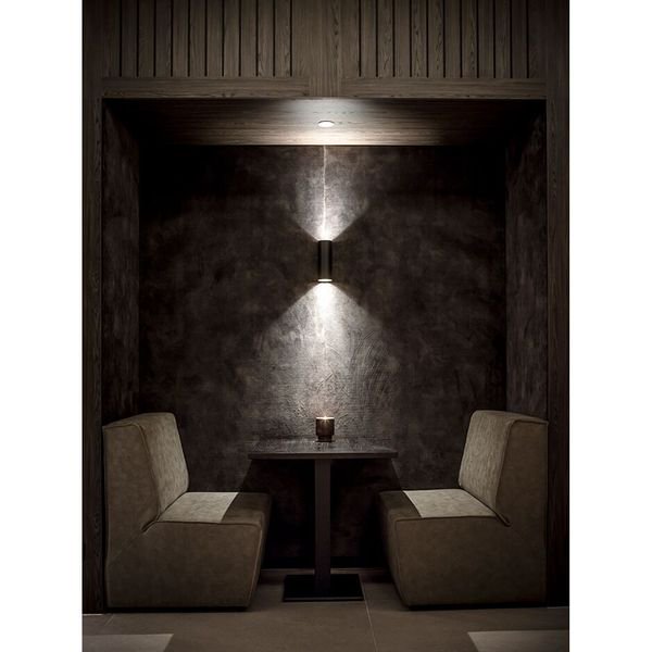 【MARETTI】オランダ・ウォールライト「JUG」1灯 BLACK（W80×D85×H220mm）