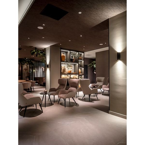 【MARETTI】オランダ・ウォールライト「JUG」1灯 BLACK（W80×D85×H220mm）