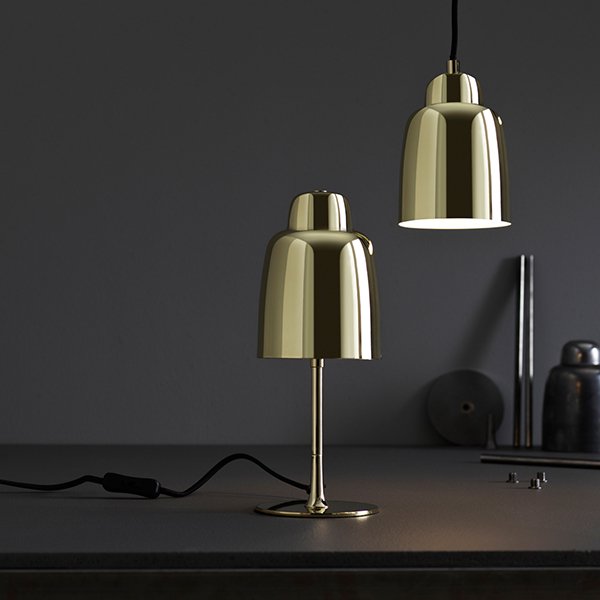 【Pholc】「Champagne pendant, gold」ペンダントライト　　ゴールド（Φ120×H160mm)