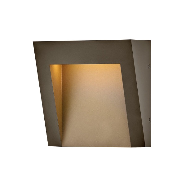 【HINKLEY】LEDアウトドア・ウォールライト「Taper」（L89×W178×H178mm）