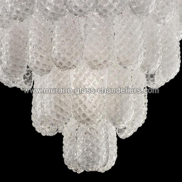 【MURANO GLASS CHANDELIERS】イタリア・ヴェネチアンガラスシャンデリア5灯「LOUISE」(W600×H600mm)