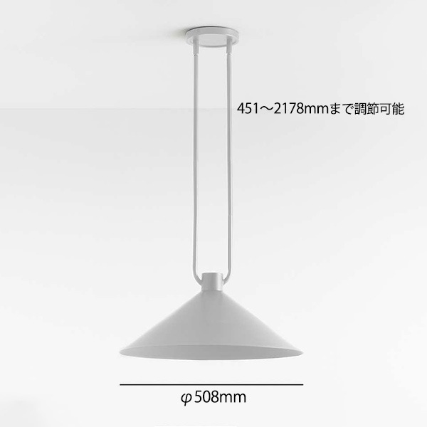 アメリカ・デザイン照明　ペンダントライト「Andre」Brass・1灯（φ508mm）