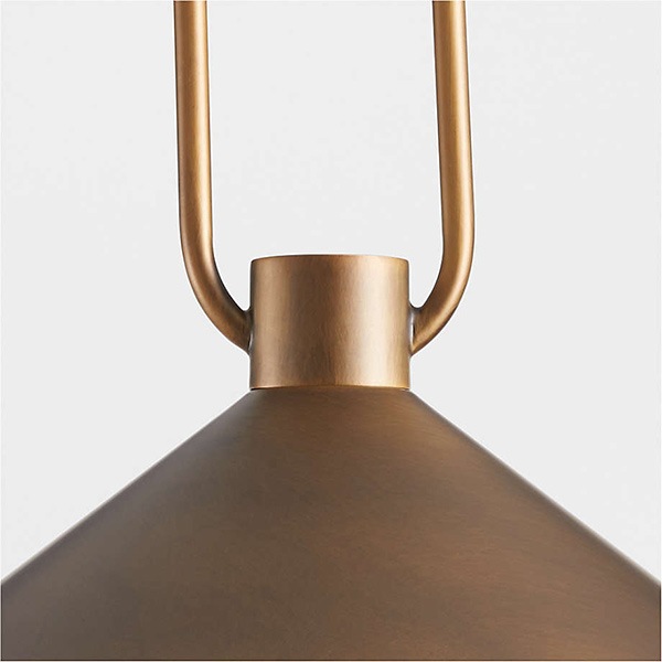 アメリカ・デザイン照明　ペンダントライト「Andre」Brass・1灯（φ508mm）